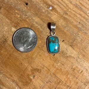 Sterling sliver and Turquoise pendant
